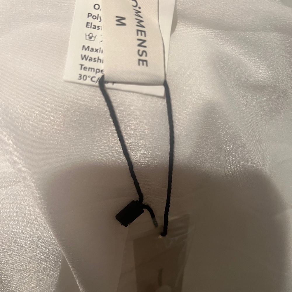 Commense White Button-Down Dress NWT - Picture 3 of 5